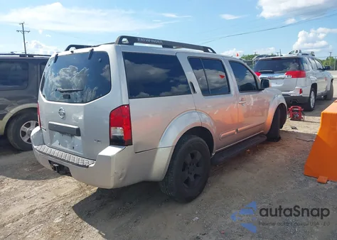 2006 Nissan Pathfinder Se из США, поврежденный, VIN 5N1AR18U86C641438